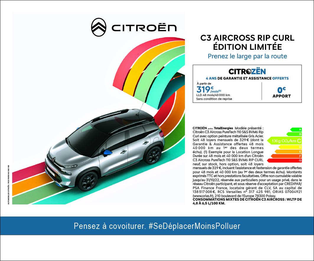 Citroën C3 Aircross RIP CURL